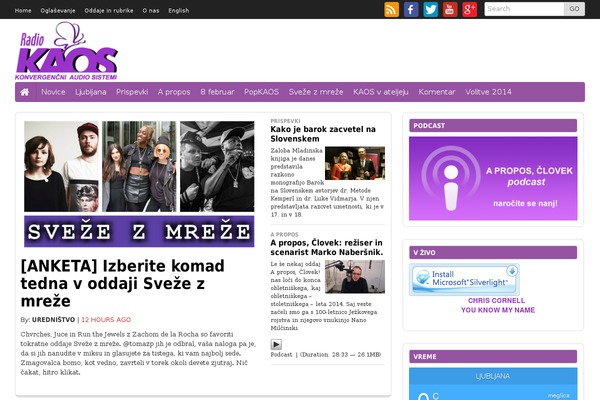 radiokaos.info site used Largo-child