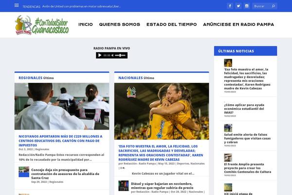 Extra theme site design template sample