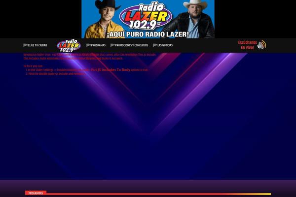 Onair2 theme site design template sample