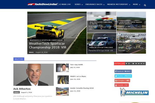 Site using AccessPress Social Counter plugin
