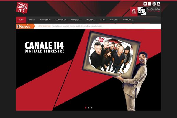 Muzak theme site design template sample