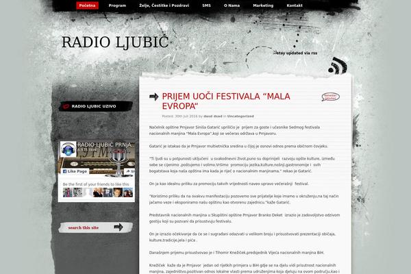 Greyzed theme site design template sample