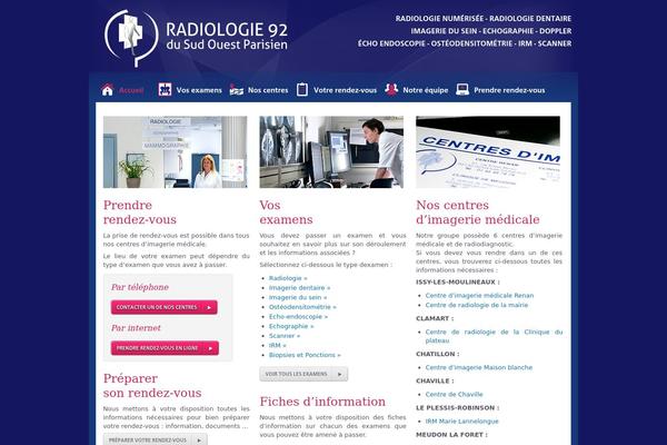 Medica theme site design template sample