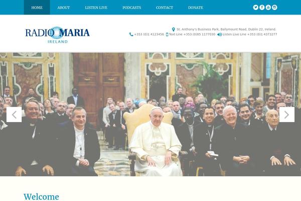 radiomaria.ie site used Radio-maria