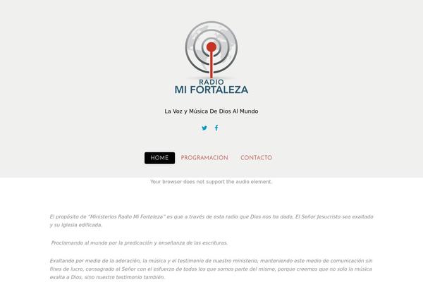Flat theme site design template sample