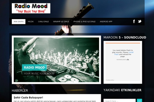 Soundwave theme site design template sample