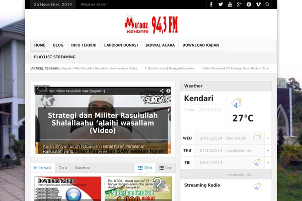 Multinews theme site design template sample