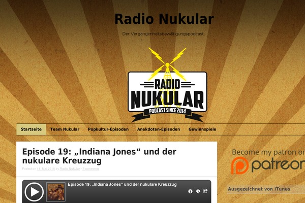 Site using Podlove Podcast Publisher plugin