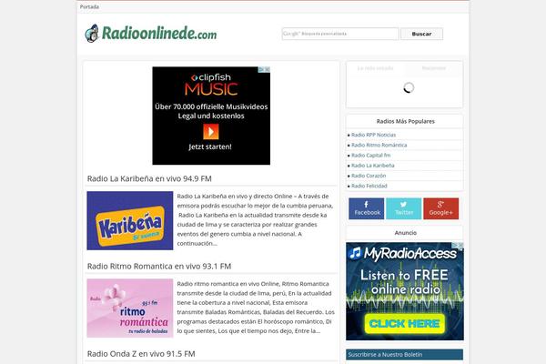 Metro Pro theme site design template sample