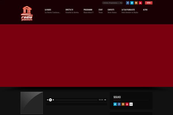 Sounder theme site design template sample