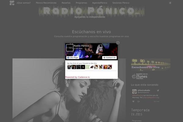 Site using Facebook-page-popup-cadence plugin