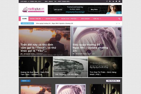 Newsmag Child theme site design template sample