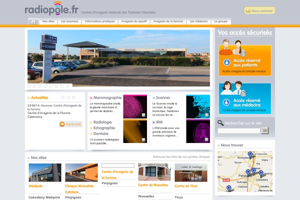 Site using Leaflet Map plugin