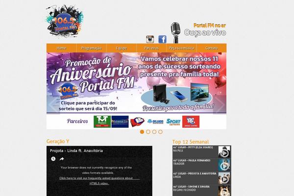 Radio theme site design template sample