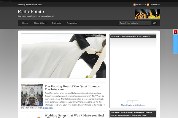 Streamline theme site design template sample