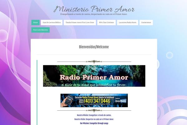 Nabia theme site design template sample