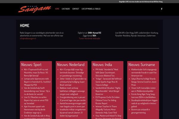Vocal theme site design template sample