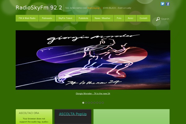 Metro theme site design template sample