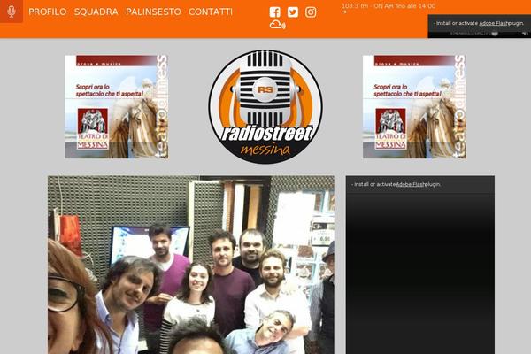 radiostreet.it site used Deejay