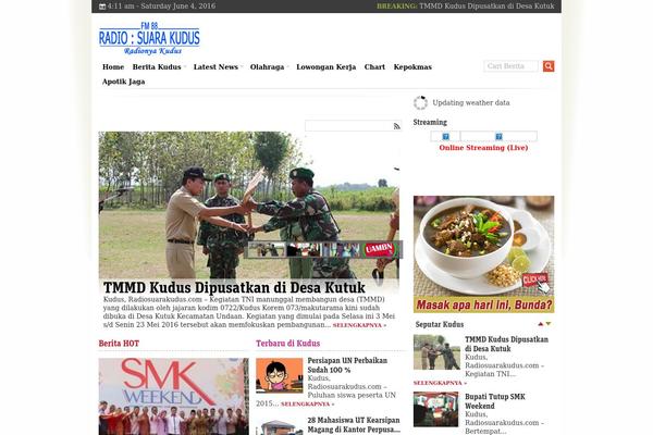 Biggest News theme site design template sample