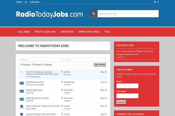 Site using Wpjobboard plugin