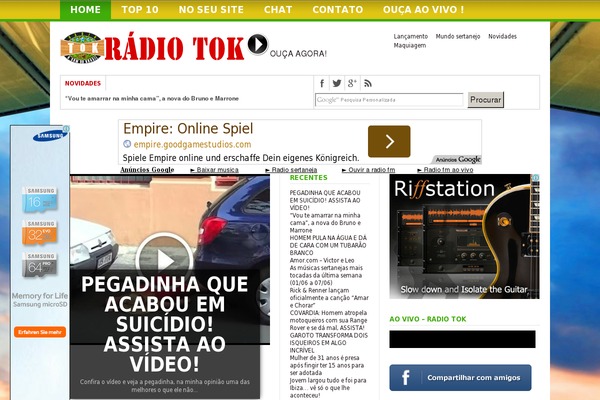 radiotok.com.br site used Chique