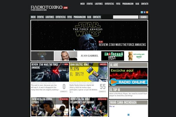 Site using Flash MP3 Player plugin