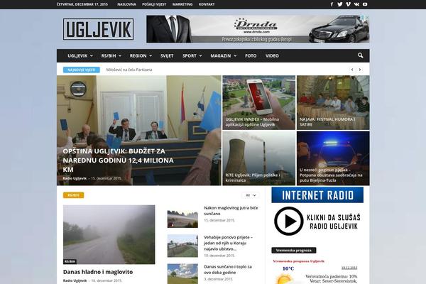 Radio theme site design template sample
