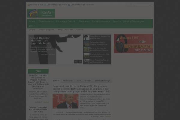 Site using Really Simple Share plugin
