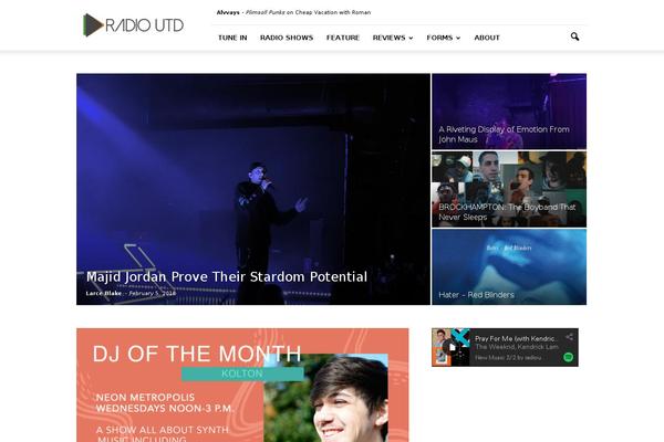 radioutd.com site used Newspaper-fixed