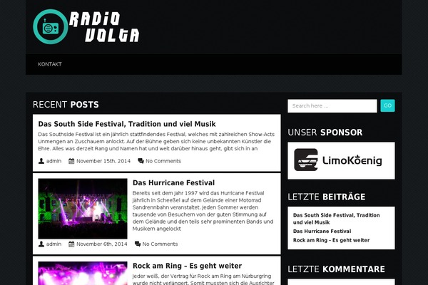 Soundwave theme site design template sample