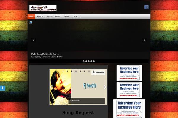 Site using Codescar Radio Widget plugin