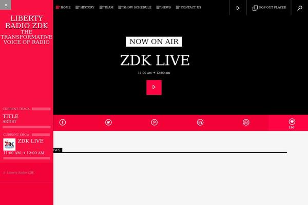 Onair2 theme site design template sample