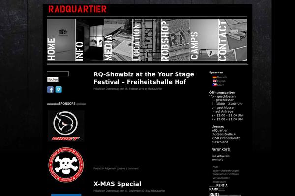 Sliding Door theme site design template sample