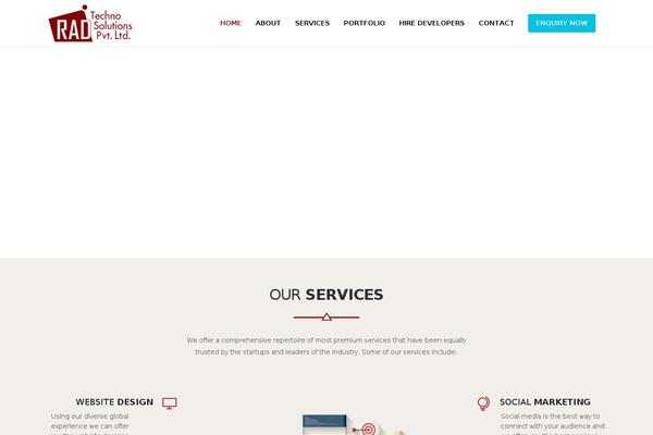 Easyweb theme site design template sample