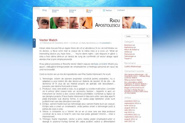 dfBlog theme site design template sample