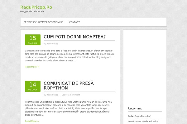 Contango theme site design template sample