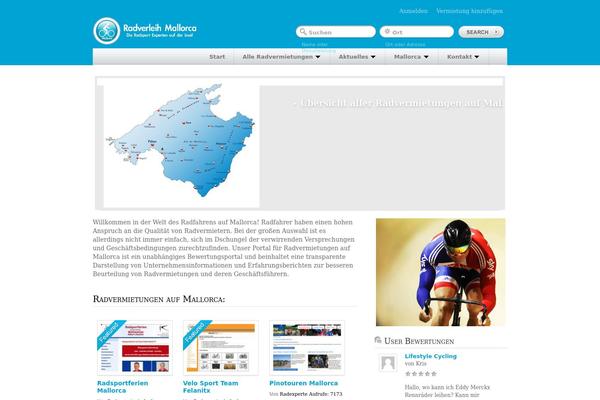 GeoPlaces theme site design template sample