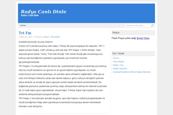 WordPress website example screenshot