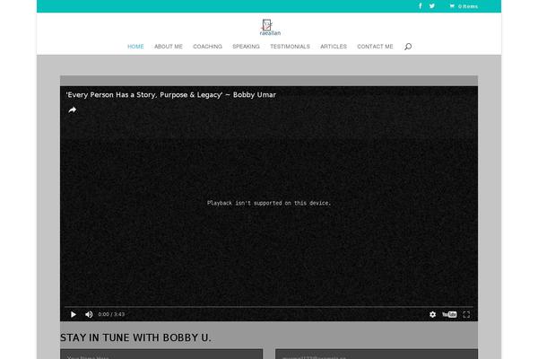Site using Tipsy Social Icons plugin