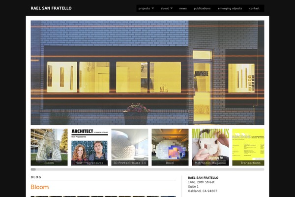 Modularity theme site design template sample