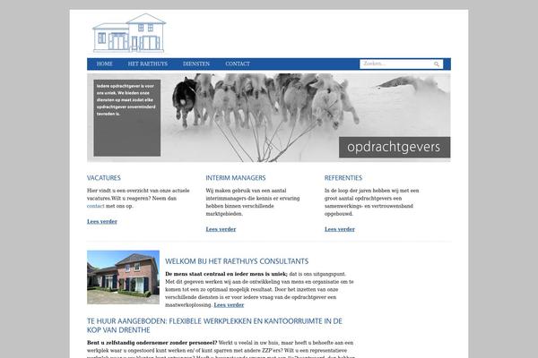 Enterprise theme site design template sample