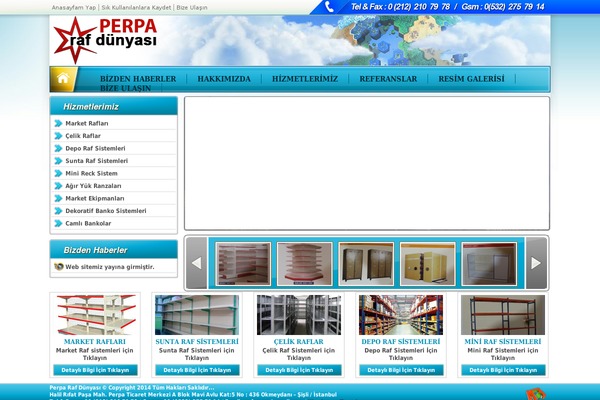 Mavi theme site design template sample