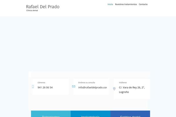 Denta theme site design template sample
