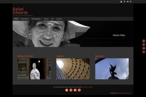 Site using Flickr Justified Gallery plugin