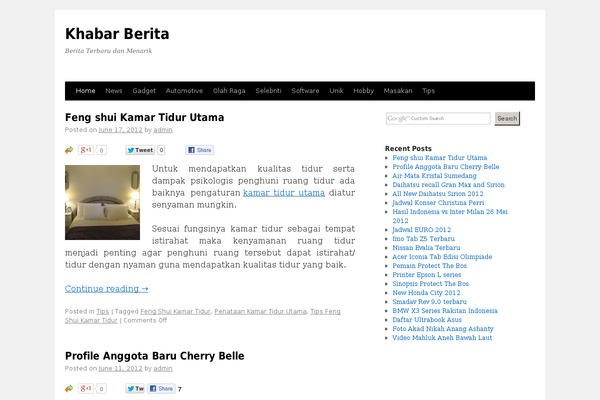 Reference theme site design template sample