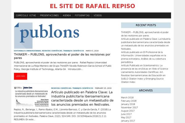 rafaelrepiso.com site used Blog-personal