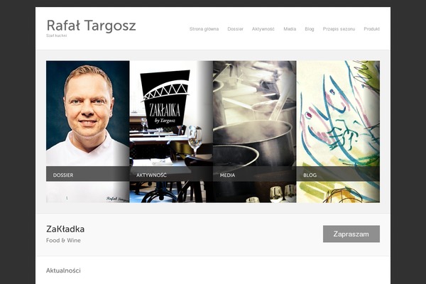 Imago theme site design template sample