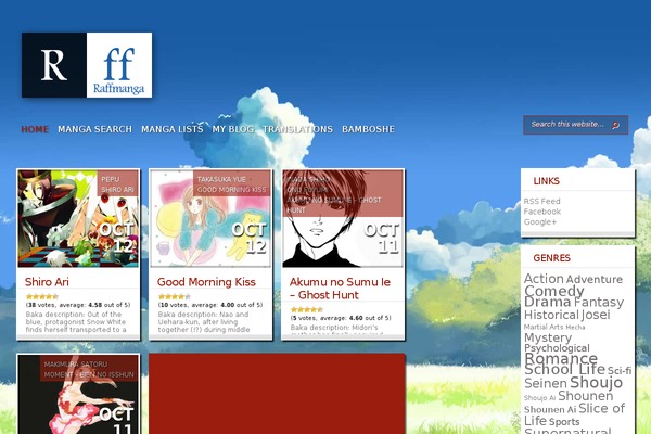 rock theme websites examples