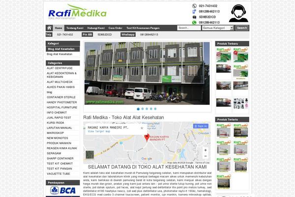 Wptoko theme site design template sample